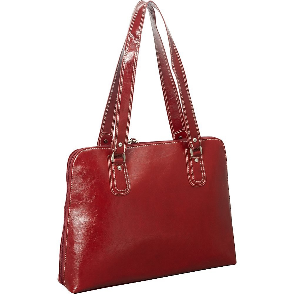 NWOT SAMSONITE Red Laptop Tote Work Carryall Teacher Bag Travel Vegan Fits 16.5” - Picture 14 of 16